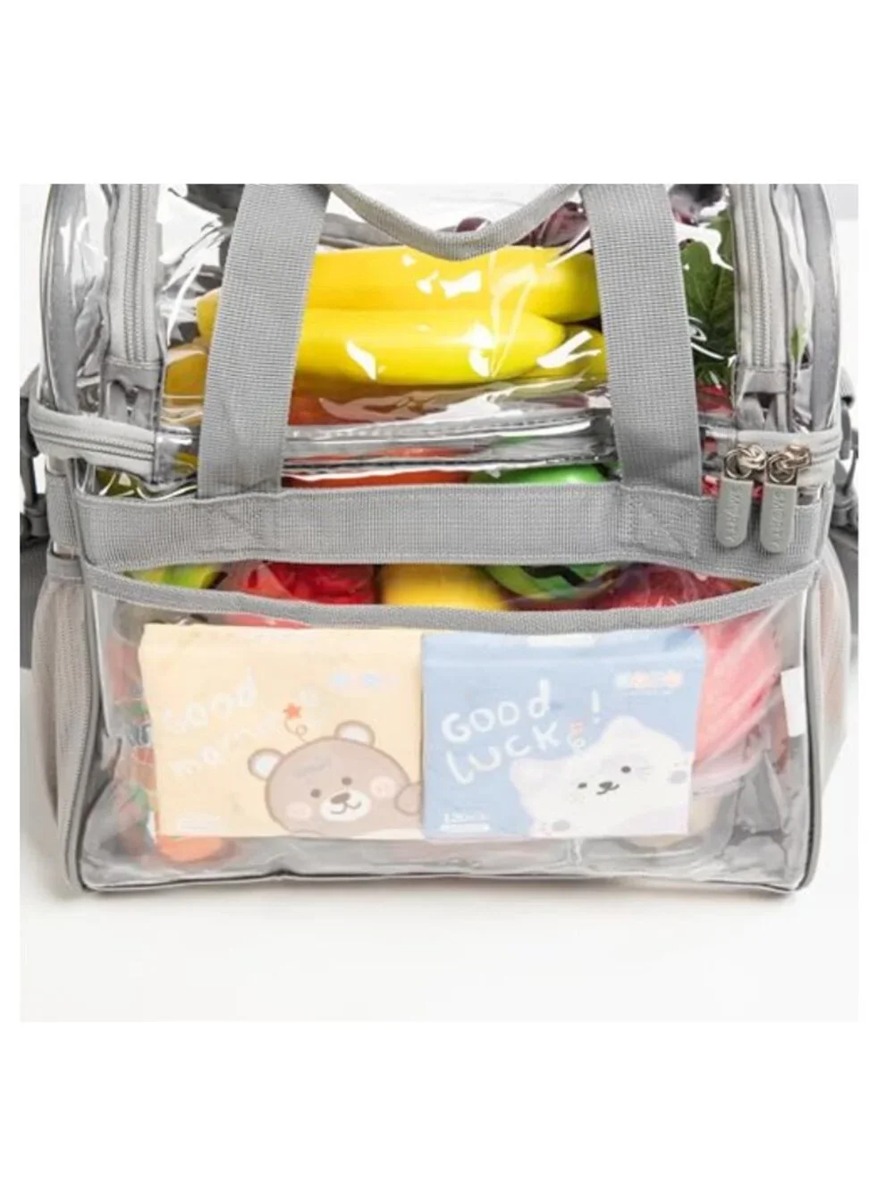 Clear Heavy Duty Backpack Transparent PVC See Through Bag with Removable Strap